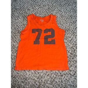 Children's place boys‎ Orange "72" tank top size: 5/6